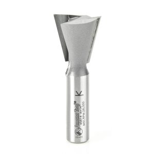 Amana 45814 Carbide Tipped Dovetail 14 Deg x 1 Inch Dia x 1 Inch x 1/2 Shank
