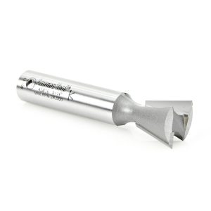 Amana 45816 Carbide Tipped Dovetail 14 Deg x 3/4 Dia x 3/4 x 1/2 Inch Shank for Omnijig & Incra