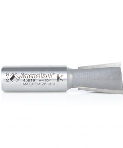 Amana 45819 Carbide Tipped Dovetail 10 Deg x 3/4 Dia x 13/16 x 1/2 Inch Shank