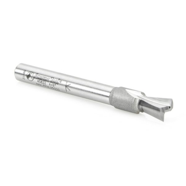 Amana 45822 Solid Carbide Dovetail 9 Deg x 5/16 Dia x 3/8 x 1/4 Inch Shank