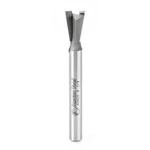 Amana 45826 Carbide Tipped Dovetail 8 Deg x 3/8 Dia x .532 x 1/4 Inch Shank