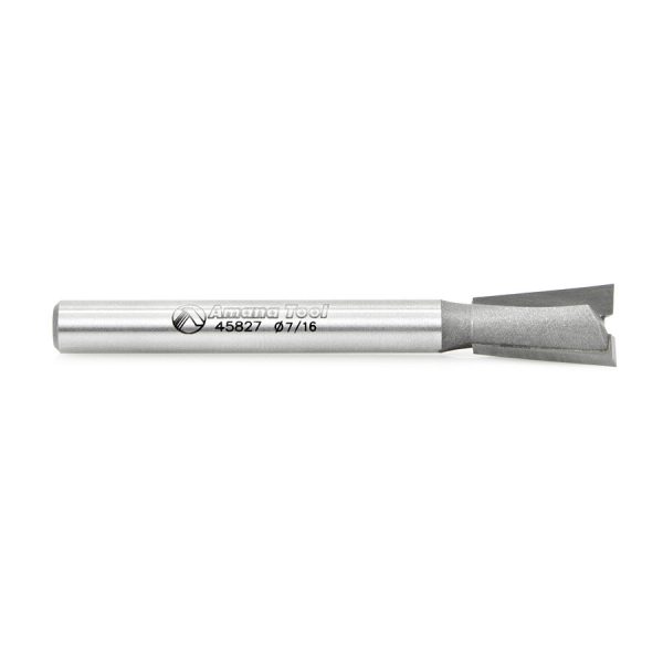 Amana 45827 Carbide Tipped Dovetail 8 Deg x 7/16 Dia x .650 x 1/4 Inch Shank
