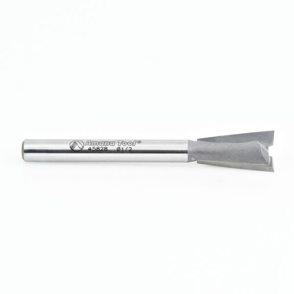 Amana 45828 Carbide Tipped Dovetail 8 Deg x 1/2 Dia x .825 x 1/4 Inch Shank