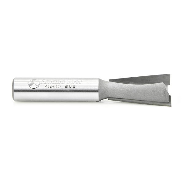 Amana 45830 Carbide Tipped Dovetail 8 Deg x .80 Dia x 1.275 x 1/2 Inch Shank