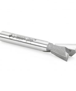Amana 45832 Carbide Tipped Dovetail 14 Deg x 1/2 Dia x 1/2 x 1/4 Inch Shank for Omnijig & Incra