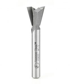 Amana 45832 Carbide Tipped Dovetail 14 Deg x 1/2 Dia x 1/2 x 1/4 Inch Shank for Omnijig & Incra