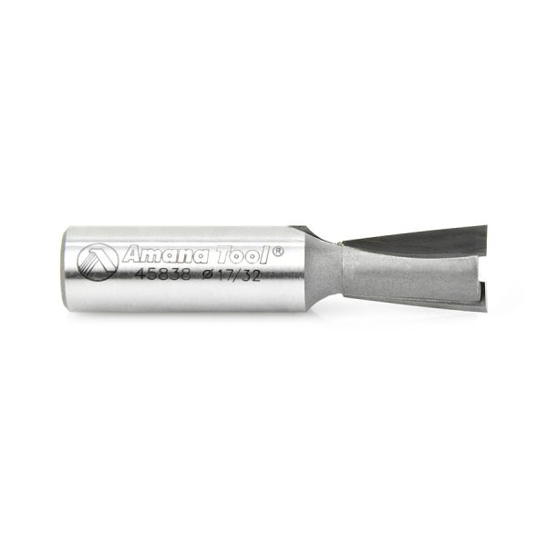 Amana 45838 Carbide Tipped Dovetail 7 Deg x 17/32 Dia x 13/16 x 1/2 Inch Shank