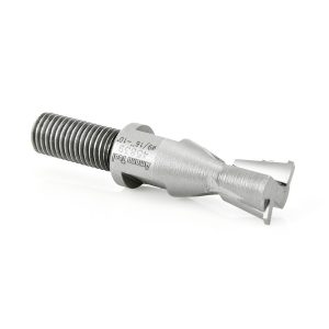 Amana 45839 Carbide Tipped Dovetail for Brookman Machines 10 Deg x 9/16 Dia x 3/8 BSF Shank