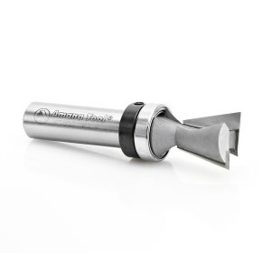 Amana 45852 Carbide Tipped Dovetail 14 Deg x 3/4 Dia x 3/4 x 1/2 Inch Shank with Upper BB