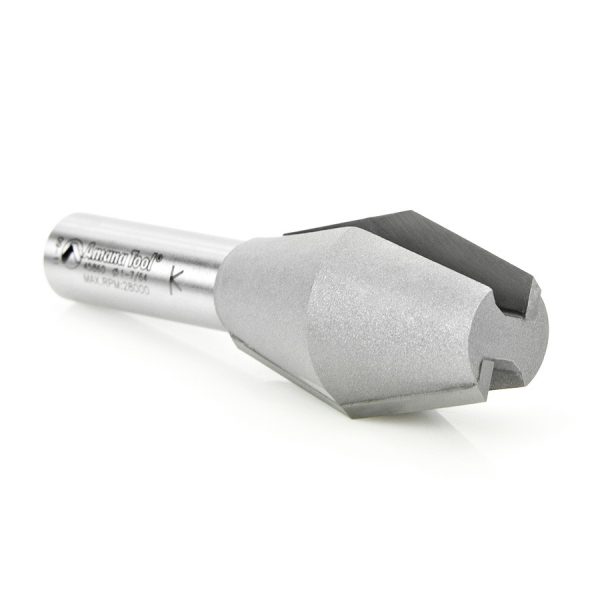 Amana 45860 Carbide Tipped Butterfly Spline 14 Deg x 1-1/8 Dia x 1-3/4 x 1/2 Inch Shank