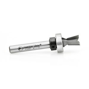 Amana 45880 Carbide Tipped Keller Dovetail 7 Deg x 11/32 Dia x 3/8 x 1/4 Inch Shank with Upper BB