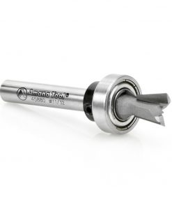 Amana 45880 Carbide Tipped Keller Dovetail 7 Deg x 11/32 Dia x 3/8 x 1/4 Inch Shank with Upper BB