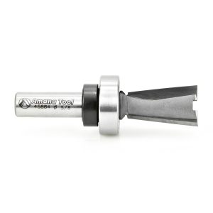 Amana 45884 Carbide Tipped Keller Dovetail 7 Deg x 5/8 Dia x 1 Inch x 3/8 Shank with Upper BB