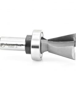 Amana 45890 Carbide Tipped Keller Dovetail 14 Deg x 1 Inch Dia x 1 Inch x 1/2 Shank with Upper BB