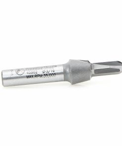 Amana 45902 Solid Carbide (Brazed To Steel Shank) Core Box 3/32 Radius x 3/16 Dia x 1/2 x 1/4 Inch Shank