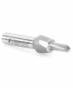 Amana 45902 Solid Carbide (Brazed To Steel Shank) Core Box 3/32 Radius x 3/16 Dia x 1/2 x 1/4 Inch Shank