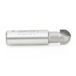 Amana 45912 Carbide Tipped Core Box 1/4 Radius x 1/2 Dia x 3/8 x 1/2 Inch Shank
