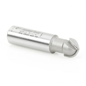 Amana 45912 Carbide Tipped Core Box 1/4 Radius x 1/2 Dia x 3/8 x 1/2 Inch Shank