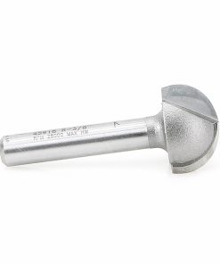 Amana 45918 Carbide Tipped Core Box 3/8 Radius x 3/4 Dia x 7/16 x 1/4 Inch Shank