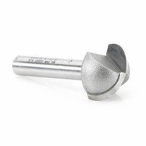 Amana 45918 Carbide Tipped Core Box 3/8 Radius x 3/4 Dia x 7/16 x 1/4 Inch Shank