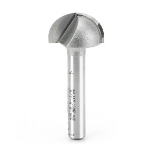 Amana 45918 Carbide Tipped Core Box 3/8 Radius x 3/4 Dia x 7/16 x 1/4 Inch Shank