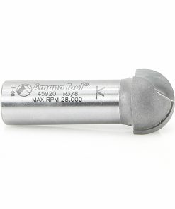 Amana 45920 Carbide Tipped Core Box 3/8 Radius x 3/4 Dia x 7/16 x 1/2 Inch Shank