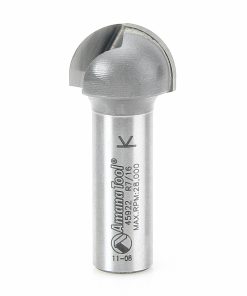 Amana 45922 Carbide Tipped Core Box 7/16 Radius x 7/8 Dia x 1/2 x 1/2 Inch Shank