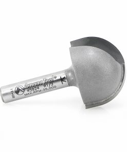 Amana 45924 Carbide Tipped Core Box 1/2 Radius x 1 Inch Dia x 5/8 x 1/4 Shank
