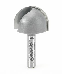 Amana 45924 Carbide Tipped Core Box 1/2 Radius x 1 Inch Dia x 5/8 x 1/4 Shank