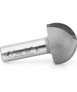 Amana 45928 Carbide Tipped Core Box 5/8 Radius x 1-1/4 Dia x 3/4 x 1/2 Inch Shank