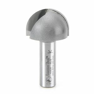 Amana 45928 Carbide Tipped Core Box 5/8 Radius x 1-1/4 Dia x 3/4 x 1/2 Inch Shank
