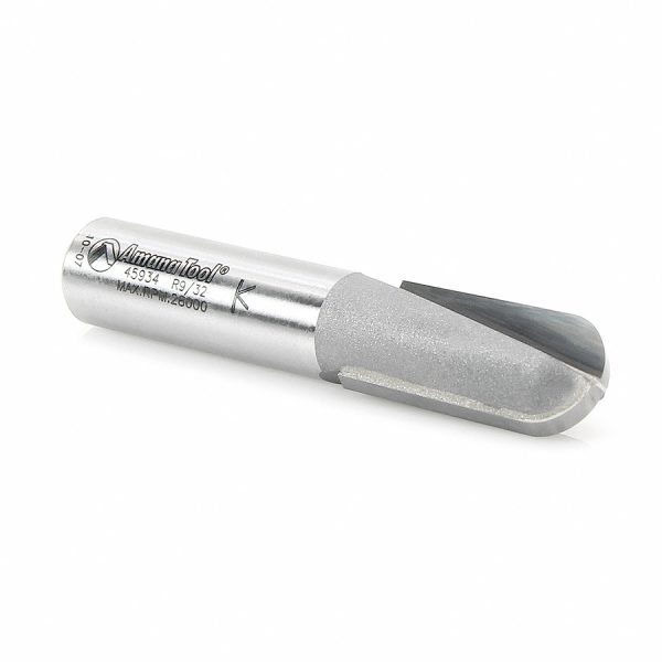 Amana 45934 Carbide Tipped Core Box 9/32 Radius x 9/16 Dia x 1-1/4 x 1/2 Inch Shank Extra Deep