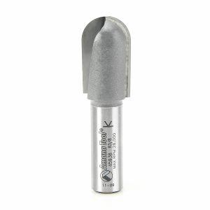 Amana 45938 Carbide Tipped Core Box 3/8 Radius x 3/4 Dia x 1-1/4 x 1/2 Inch Shank Extra Deep