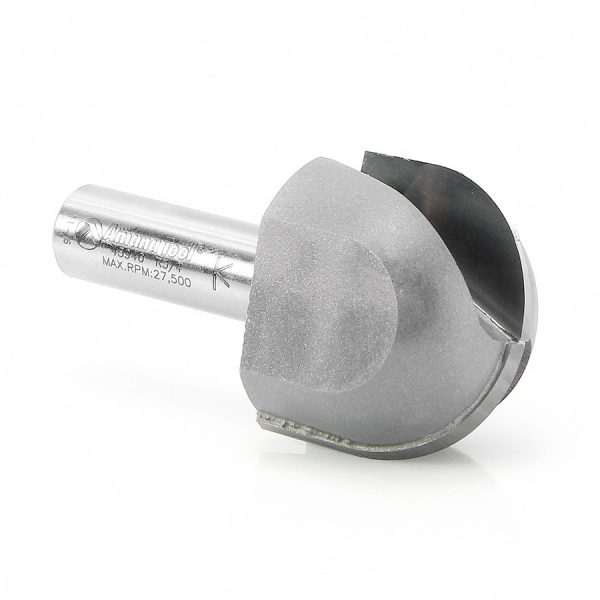 Amana 45946 Carbide Tipped Core Box 3/4 Radius x 1-1/2 Dia x 1-1/4 x 1/2 Inch Shank Extra Deep