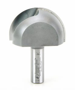 Amana 45948 Carbide Tipped Core Box 1 Inch Radius x 2 Inch Dia x 1-1/4 x 1/2 Shank Extra Deep