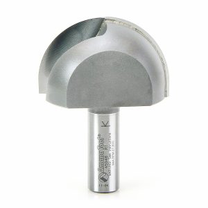 Amana 45948 Carbide Tipped Core Box 1 Inch Radius x 2 Inch Dia x 1-1/4 x 1/2 Shank Extra Deep