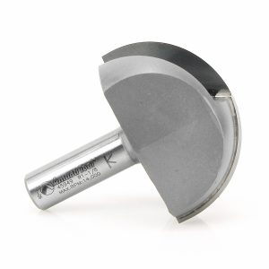 Amana 45949 Carbide Tipped Core Box 1-1/8 Radius x 2-1/4 Dia x 1-1/4 x 1/2 Inch Shank Extra Deep