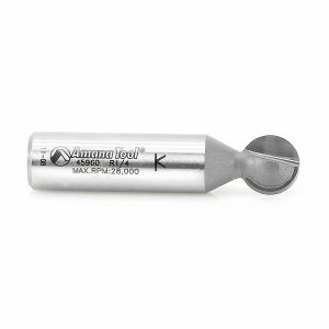 Amana 45960 Carbide Tipped Ball End 1/4 Radius x 7/16 Dia x 1/2 x 1/2 Inch Shank
