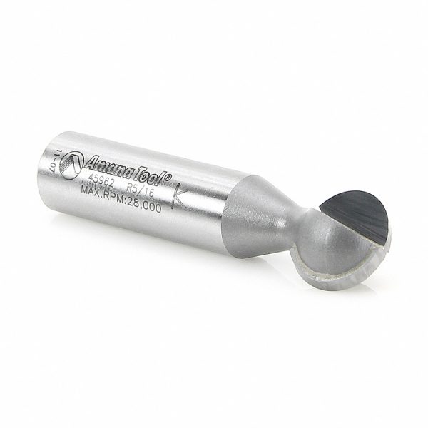 Amana 45962 Carbide Tipped Ball End 5/16 Radius x 9/16 Dia x 1/2 x 1/2 Inch Shank
