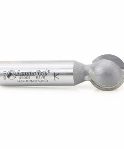 Amana 45964 Carbide Tipped Ball End 3/8 Radius x 11/16 Dia x 1/2 x 1/2 Inch Shank