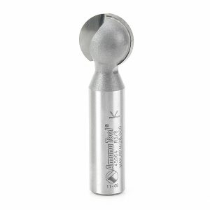 Amana 45964 Carbide Tipped Ball End 3/8 Radius x 11/16 Dia x 1/2 x 1/2 Inch Shank