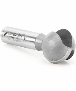 Amana 45968 Carbide Tipped Ball End 1/2 Radius x 1 Inch Dia x 1/2 x 1/2 Inch Shank
