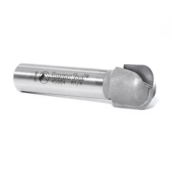 Amana 45984 Carbide Tipped Bowl & Tray 1/4 Radius x 3/4 Dia x 5/8 x 1/2 Inch Shank