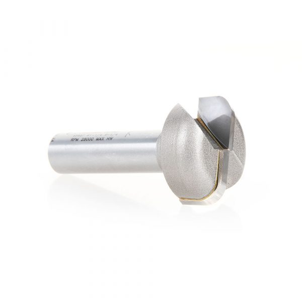 Amana 45987 Carbide Tipped Bowl & Tray 1/4 Radius x 1-1/4 Dia x 1/2 x 1/2 Inch Shank