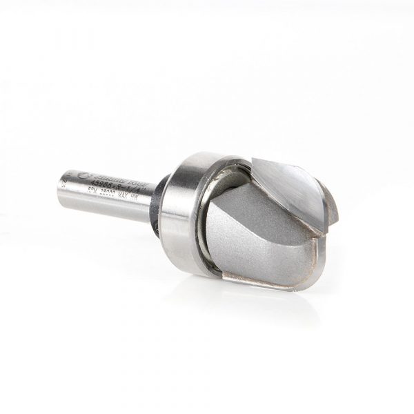 Amana 45988 Carbide Tipped Bowl & Tray 1/4 Radius x 3/4 Dia x 5/8 x 1/4 Inch Shank with Upper BB