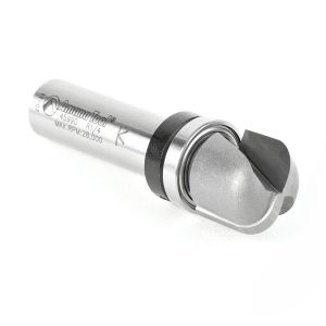 Amana 45990 Carbide Tipped Bowl & Tray 1/4 Radius x 3/4 Dia x 5/8 x 1/2 Inch Shank with Upper BB