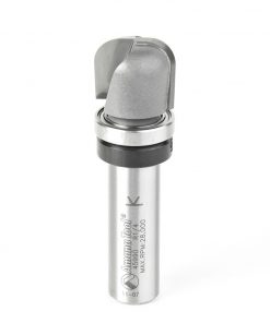 Amana 45990 Carbide Tipped Bowl & Tray 1/4 Radius x 3/4 Dia x 5/8 x 1/2 Inch Shank with Upper BB