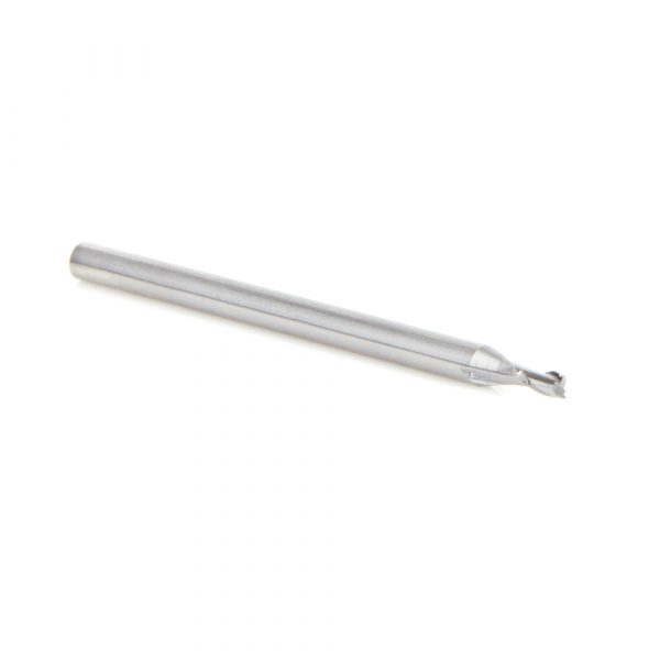 Amana 46003 Solid Carbide Spiral Plunge 5/64 Dia x 1/8 x 1/8 Shank x 2 Inch Long Up-Cut