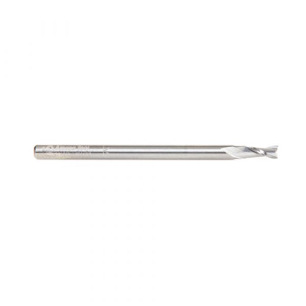 Amana 46005 Solid Carbide Spiral Plunge 7/64 Dia x 1/4 x 1/8 Shank x 2 Inch Long Up-Cut