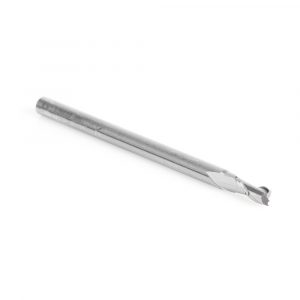Amana 46005 Solid Carbide Spiral Plunge 7/64 Dia x 1/4 x 1/8 Shank x 2 Inch Long Up-Cut